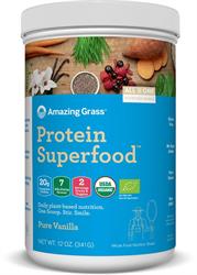 Amazing Grass Protein Superfood Pure Vanilla 340g (beställ i singel eller 12 för handel yttre)