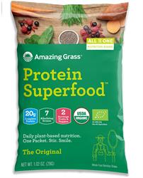 30% DE DESCONTO Amazing Grass Protein Superfood Original 29g (peça 10 para varejo externo)