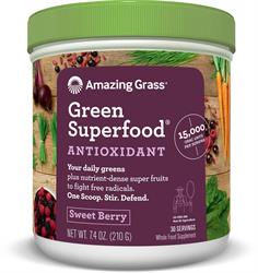 Green Superfood ORAC Antioxidante Sweet Berry 210g (encomende em unidades individuais ou 12 para comércio exterior)