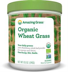 Pasto de trigo orgánico Amazing Grass 240 g (pedir por separado o 12 para el comercio exterior)