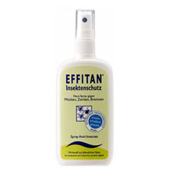 Spray repelente de insectos Effitan 100 ml (pedir por separado o 4 para el comercio exterior)