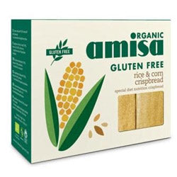 Organic Corn & Rice Crispbread 120g (order in singles or 12 for trade outer)