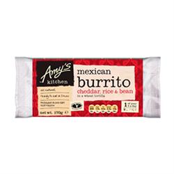 Burrito Haricots &amp; Fromage 170g (commander en simple ou 12 pour le commerce extérieur)