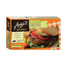Gluten Free Dairy Free Manhattan Veggie Burger 270g (order in singles or 12 for trade outer)
