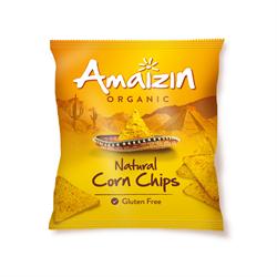 Natural Corn Chips- Snack- Organic- 75g Bag (order in singles or 16 for trade outer)