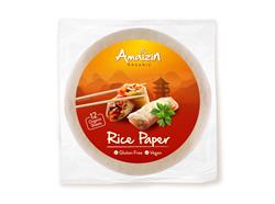 Organic and Gluten Free Rice Paper 110g (order in multiples of 3 or 12 for retail outer)