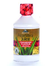 Aloe Vera Juice Max Strength Cranberry 500ml (order in singles or 12 for trade outer)