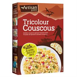 Tricolor Couscous 200 g (bestil i multipla af 2 eller 6 for bytte ydre)