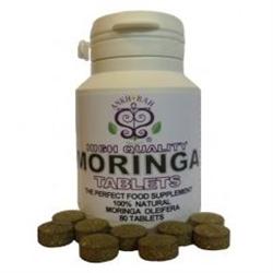Moringa 500mg 80 tabletter (bestil i singler eller 15 for bytte ydre)