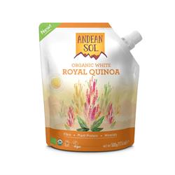 30% DI SCONTO Andean Sol Quinoa Reale Bianca Biologica 500g (ordina in singoli o 10 per commercio esterno)