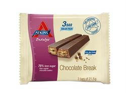 Endulge Chocolate Break 3x 21,5g Twin Finger Bars (encomende em unidades individuais ou 14 para troca externa)
