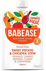 Organic Sweet Potato & Chickpea Stew 130g (order 6 for retail outer)