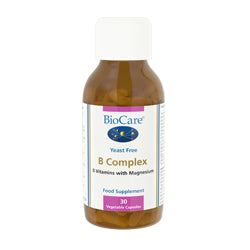 B Complex (enzymaktivert pluss magnesium) 30 kapsler