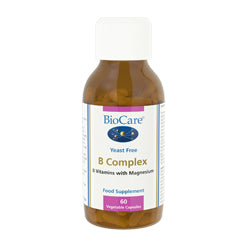 B Complex (enzyme activated plus magnesium) 60 cap (order in singles or 12 for trade outer)
