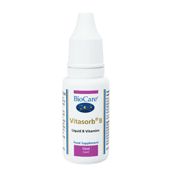 Vitasorb B (water solubilised vitamin B Complex) 15ml (order in singles or 12 for trade outer)