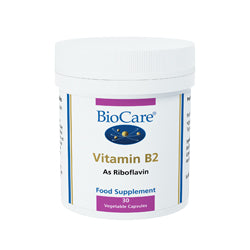 Vitamina B2 (riboflavina 50 mg) 30 cápsulas