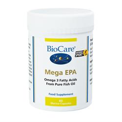 Mega EPA (EPA/DHA fiskeoljekonsentrat) 60 kapsler