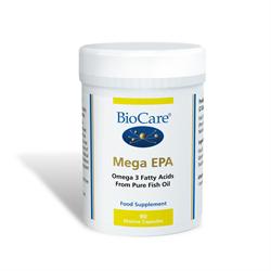 Mega EPA (EPA/DHA fiskeoljekonsentrat) 90 kapsler
