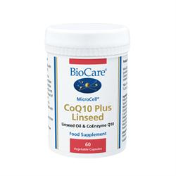 Microcell coq10 plus lijnzaad 60 capsules