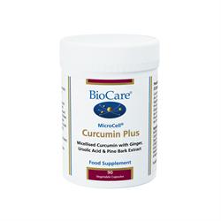 Complexo de curcumina e cúrcuma BioCare Microcell (60 comprimidos)