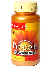 Propolis c-vitamin og zink 60 tabletter