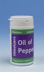 Obbekjaers Oil of Peppermint 150 แท็บ (สั่งเดี่ยวหรือ 12 เม็ดเพื่อค้าขายนอก)