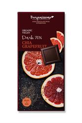 Chia Grapefruit (Dark 70%) 70g (order in multiples of 5 or 10 for trade outer)