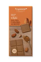 Salted Caramel Almond / White 70g (order in multiples of 5 or 10 for trade outer)