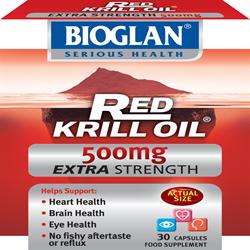 Bioglan Huile de Krill Rouge 500 mg 30 Gélules