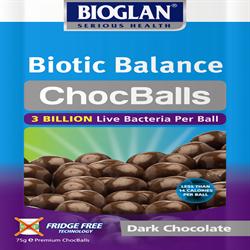 30 % RABATT auf Biotic Balance ChocBalls dunkle Schokolade für Erwachsene, 30 Portionen