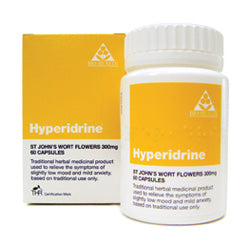 Hyperidrine 120 kapsler (bestill i single eller 2 for bytte ytre)