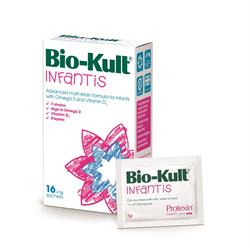 Bio-Kult Infantis 16x1g saszetek (zamawianie pojedynczych sztuk lub 100 sztuk na wymianę zewnętrzną)