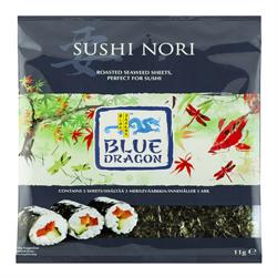 Sushi Nori ristede tangplader 11g (bestilles i singler eller 15 for detail ydre)