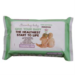 Toallitas húmedas orgánicas para bebés sin fragancia 72 toallitas (pedir en individuales o 12 para el comercio exterior)