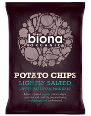Patatas fritas orgánicas - Sal rosa del Himalaya - Light 100 g (pedir por separado o 12 para el comercio exterior)