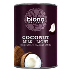 코코넛 밀크 - 가벼운 9% 지방 유기농 400ml