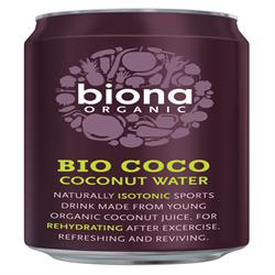 Eau de Coco Bio 330 ml (commander en simple ou 12 pour le commerce extérieur)