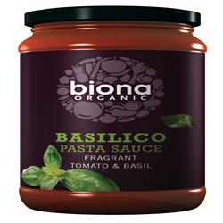 Basilico ecológico - salsa para pasta con tomate y albahaca 350g