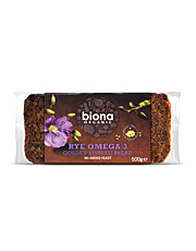 Organic Rye Omega 3 Golden Linseed Bread 500g