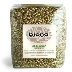 Hemp Seed Organic - (-OMEGA rich) 250g (order in singles or 8 for trade outer)