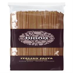 Organic Wholewheat Spaghetti 500g (order in singles or 12 for trade outer)
