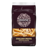 Organic Wholewheat Penne 500g (order in singles or 12 for trade outer)