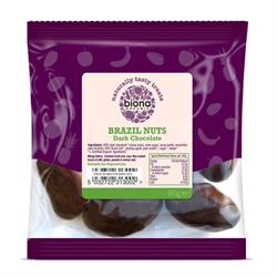Organic Plain Chocolate covered Rainforest Brazils 80g (order in singles or 12 for trade outer)