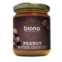 Organic Peanut Butter Crunchy 250g - With Salt