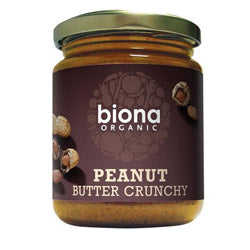 Organic Peanut Butter Crunchy 250g - With Salt