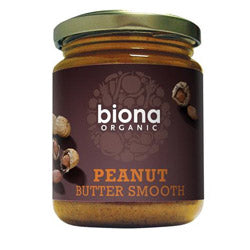 Organic Peanut Butter Smooth 250g - No Salt