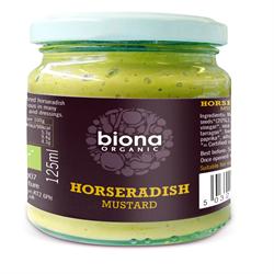 Organic Horseradish Mustard 125g