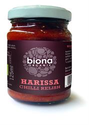 Organic Harrissa Chilli Relish 125g