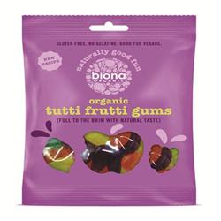 Organic Tutti Fruitti Wine Gums 75g (order in singles or 10 for trade outer)