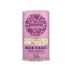 Organic Rice Cakes with Quinoa 100g (order in singles or 12 for trade outer)
